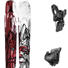 comparer et trouver le meilleur prix du ski Atomic Bent 90 red/grey + rouge / noir sur Sportadvice