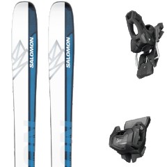 comparer et trouver le meilleur prix du ski Salomon Qst echo 106 wht/race blue/process + bleu / blanc sur Sportadvice