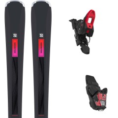 comparer et trouver le meilleur prix du ski Salomon E s/max n 6 xt + m10 gw l8 noir / rouge / rose sur Sportadvice