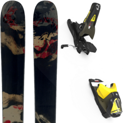 comparer et trouver le meilleur prix du ski Rossignol Alpin ops 118 + spx 12 gw b90 kaki/yellow noir sur Sportadvice