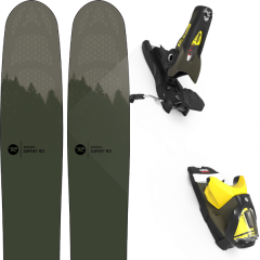 comparer et trouver le meilleur prix du ski Rossignol Alpin super 7 rd + spx 12 gw b90 kaki/yellow vert sur Sportadvice