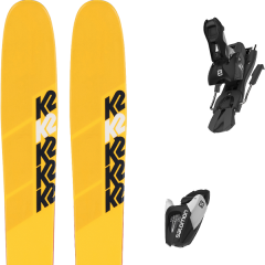 comparer et trouver le meilleur prix du ski K2 Alpin mindbender + l7 gw n black/white b90 jaune sur Sportadvice