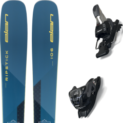 comparer et trouver le meilleur prix du ski Elan Alpin ripstick 106 + 11.0 tcx black/anthracite bleu/jaune sur Sportadvice