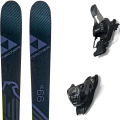 comparer et trouver le meilleur prix du ski Fischer Alpin ranger 99 ti ws + 11.0 tcx black/anthracite noir/bleu sur Sportadvice
