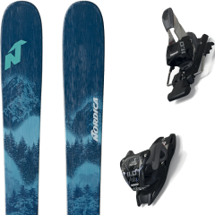 comparer et trouver le meilleur prix du ski Nordica Alpin santa ana 98 + 11.0 tcx black/anthracite vert/bleu sur Sportadvice