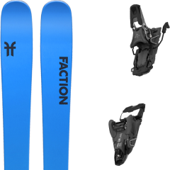 comparer et trouver le meilleur prix du ski Faction Alpin 1.0 + s/lab shift mnc 13 n black sh90 bleu sur Sportadvice