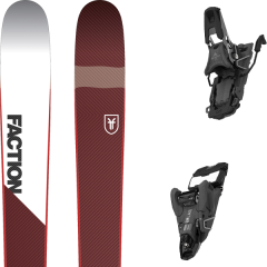 comparer et trouver le meilleur prix du ski Faction Rando prime 1.0 19 + s/lab shift mnc 13 n black sh90 rouge/blanc 2019 sur Sportadvice
