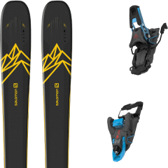 comparer et trouver le meilleur prix du ski Salomon Alpin qst 92 dark blue/yellow + s/lab shift mnc 13 n black/blue sh90 bleu sur Sportadvice