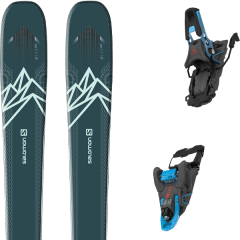 comparer et trouver le meilleur prix du ski Salomon Alpin n qst lux 92 green/bl + s/lab shift mnc 13 n black/blue sh90 vert/bleu sur Sportadvice