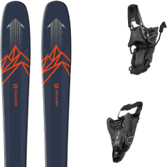 comparer et trouver le meilleur prix du ski Salomon Alpin qst 85 blue/orange + s/lab shift mnc 13 n black sh90 bleu sur Sportadvice
