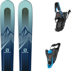 comparer et trouver le meilleur prix du ski Salomon Rando mtn explore 88 w blue/blue + s/lab shift mnc 13 n black/blue sh90 bleu sur Sportadvice