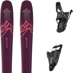 comparer et trouver le meilleur prix du ski Salomon Alpin qst myriad 85 purple/pink + s/lab shift mnc 13 n black sh90 violet/rose sur Sportadvice