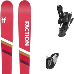 comparer et trouver le meilleur prix du ski Faction Alpin candide 0.5 + l7 gw n black/white b90 orange sur Sportadvice