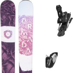 comparer et trouver le meilleur prix du ski Armada Alpin kirti + l7 gw n black/white b90 blanc/rose/violet sur Sportadvice