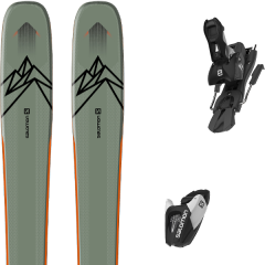 comparer et trouver le meilleur prix du ski Salomon Alpin qst ripper l + l7 gw n black/white b90 vert sur Sportadvice