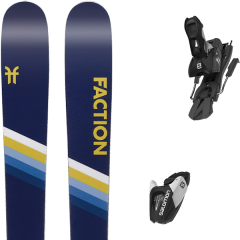 comparer et trouver le meilleur prix du ski Faction Alpin candide 2.0 yth + l7 gw n black/white b90 bleu sur Sportadvice