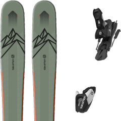 comparer et trouver le meilleur prix du ski Salomon Alpin qst ripper s + l7 gw n black/white b90 vert sur Sportadvice