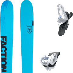 comparer et trouver le meilleur prix du ski Faction Alpin 1.0 + tyrolia attack 11 gw brake 100 l solid white navy bleu sur Sportadvice