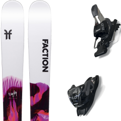 comparer et trouver le meilleur prix du ski Faction Alpin prodigy 2.0 x + 11.0 tcx black/anthracite multicolore/blanc sur Sportadvice