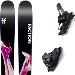comparer et trouver le meilleur prix du ski Faction Alpin prodigy 4.0 + 11.0 tcx black/anthracite multicolore sur Sportadvice