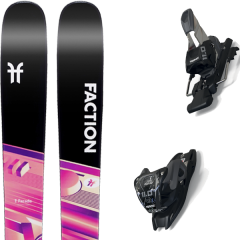 comparer et trouver le meilleur prix du ski Faction Alpin prodigy 1.0 + 11.0 tcx black/anthracite multicolore sur Sportadvice