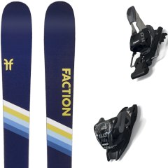 comparer et trouver le meilleur prix du ski Faction Alpin candide 2.0 + 11.0 tcx black/anthracite bleu sur Sportadvice