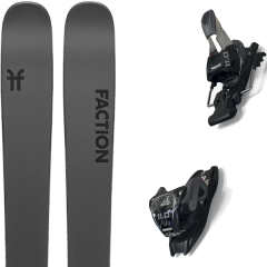 comparer et trouver le meilleur prix du ski Faction Alpin 2.0 + 11.0 tcx black/anthracite gris sur Sportadvice
