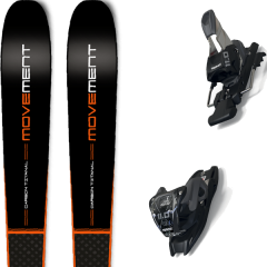 comparer et trouver le meilleur prix du ski Movement Alpin revo 91 + 11.0 tcx black/anthracite noir sur Sportadvice