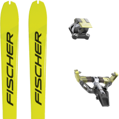 comparer et trouver le meilleur prix du ski Fischer Rando transalp rc carbon + low tech race 115 manu black/yellow jaune sur Sportadvice