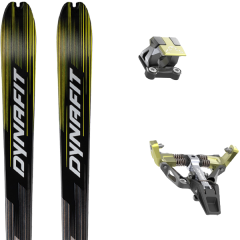 comparer et trouver le meilleur prix du ski Dynafit Rando mezzalama black/yellow + low tech race 115 manu black/yellow noir sur Sportadvice