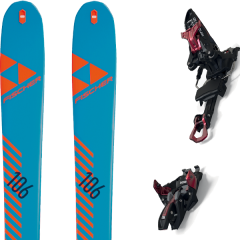 comparer et trouver le meilleur prix du ski Fischer Rando hannibal 106 carbon + kingpin 10 100-125mm black/red bleu sur Sportadvice