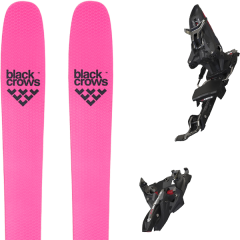 comparer et trouver le meilleur prix du ski Black Crows Rando corvus freebird + kingpin mwerks 12 100-125mm blk/red rose sur Sportadvice