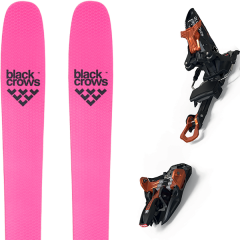 comparer et trouver le meilleur prix du ski Black Crows Rando corvus freebird + kingpin 10 100-125mm black/cooper rose sur Sportadvice