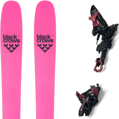 comparer et trouver le meilleur prix du ski Black Crows Rando corvus freebird + kingpin 13 100-125mm black/red rose sur Sportadvice