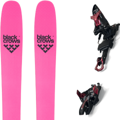 comparer et trouver le meilleur prix du ski Black Crows Rando corvus freebird + kingpin 10 100-125mm black/red rose sur Sportadvice