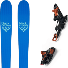 comparer et trouver le meilleur prix du ski Black Crows Rando ova freebird + kingpin 13 75-100 mm black/cooper bleu sur Sportadvice