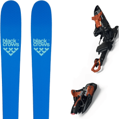 comparer et trouver le meilleur prix du ski Black Crows Rando ova freebird + kingpin 10 75-100mm black/cooper bleu sur Sportadvice