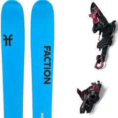 comparer et trouver le meilleur prix du ski Faction Alpin 1.0 + kingpin 10 75-100mm black/red bleu sur Sportadvice