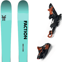 comparer et trouver le meilleur prix du ski Faction Alpin 1.0 x + kingpin 13 75-100 mm black/cooper vert sur Sportadvice