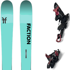 comparer et trouver le meilleur prix du ski Faction Alpin 1.0 x + kingpin 13 75-100mm black/red vert sur Sportadvice