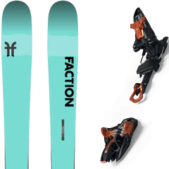 comparer et trouver le meilleur prix du ski Faction Alpin 1.0 x + kingpin 10 75-100mm black/cooper vert sur Sportadvice
