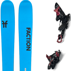comparer et trouver le meilleur prix du ski Faction Alpin 1.0 + kingpin 13 75-100mm black/red bleu sur Sportadvice