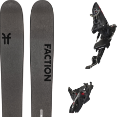 comparer et trouver le meilleur prix du ski Faction Alpin 2.0 + kingpin mwerks 12 75-100mm blk/red gris sur Sportadvice