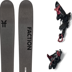 comparer et trouver le meilleur prix du ski Faction Alpin 2.0 + kingpin 10 75-100mm black/red gris sur Sportadvice