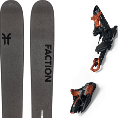 comparer et trouver le meilleur prix du ski Faction Alpin 2.0 + kingpin 10 75-100mm black/cooper gris sur Sportadvice