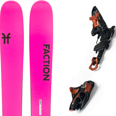 comparer et trouver le meilleur prix du ski Faction Alpin 2.0 x + kingpin 13 75-100 mm black/cooper rose sur Sportadvice