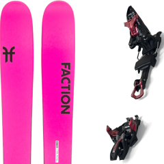 comparer et trouver le meilleur prix du ski Faction Alpin 2.0 x + kingpin 13 75-100mm black/red rose sur Sportadvice