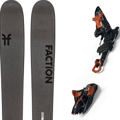 comparer et trouver le meilleur prix du ski Faction Alpin 2.0 + kingpin 13 75-100 mm black/cooper gris sur Sportadvice