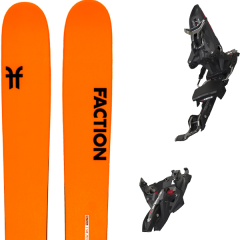comparer et trouver le meilleur prix du ski Faction Alpin 3.0 + kingpin mwerks 12 100-125mm blk/red orange sur Sportadvice