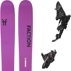 comparer et trouver le meilleur prix du ski Faction Alpin 3.0 x + kingpin mwerks 12 100-125mm blk/red violet sur Sportadvice